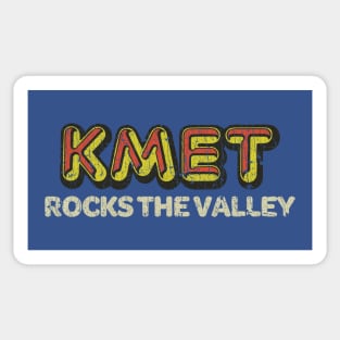 KMET Rocks The Valley 1974 Sticker